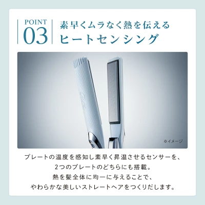 リファストレートアイロンプロの特長