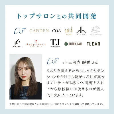 リファストレートアイロンプロの特長