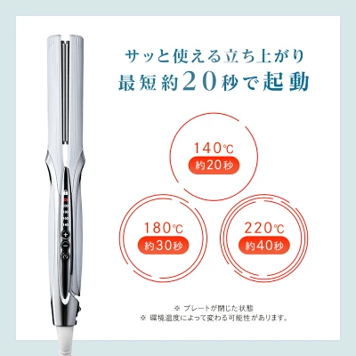 リファストレートアイロンプロの特長