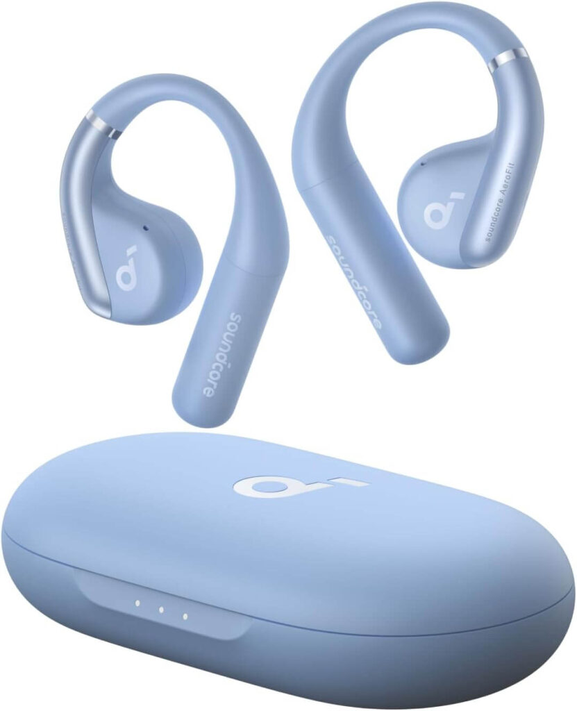 Anker Soundcore AeroFitのグレイッシュブルー