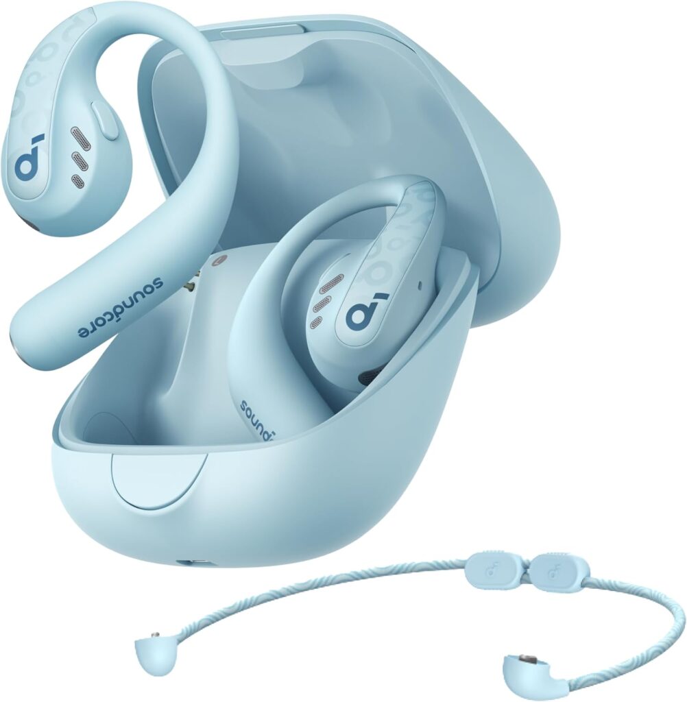 Soundcore AeroFit Proのミントブルー